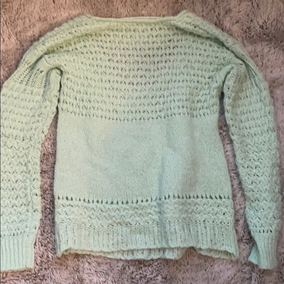 Free People mint Crashing Waves sweater - Picture 6 of 6